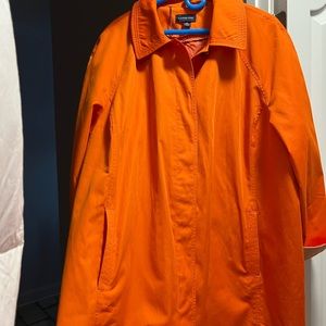 Lands End, Orange, Spring Jacket